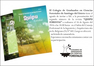 invitacion presentacion revista QUIPU nº2