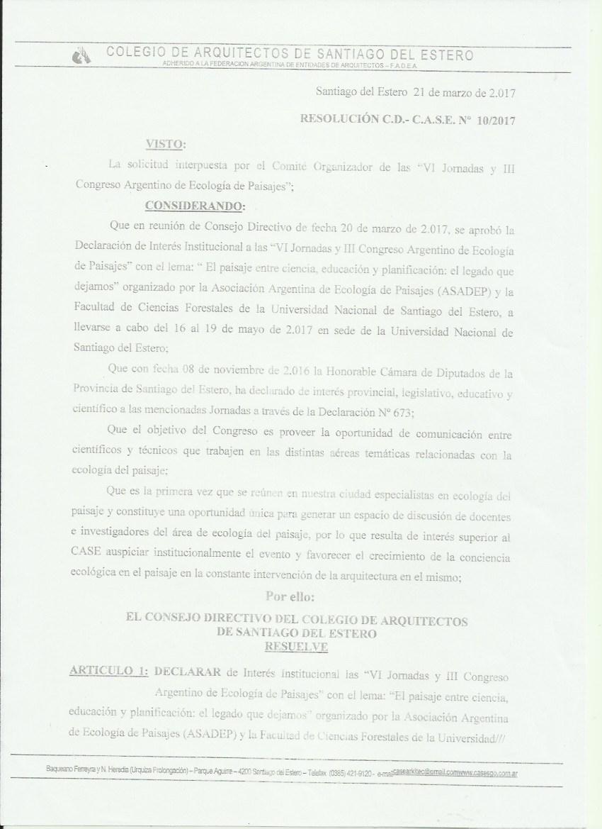 Colegio de Arquitectos de Santiago del Estero (página 1)